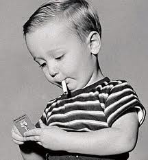 child smoking