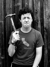 Thank goodness they didn't use nails, because I'd hate to have to use this method to make sure everything was good and tight.