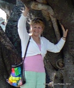 Me in Maui. I just wanted you to know what I look like on vacation while on an island. I'm standing under a very large Banyan tree, which they probably don't have in the Bahamas. So I'll have to stand under something else shady instead...