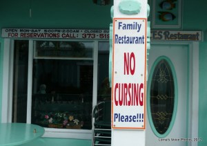 Now, that's my kind of restaurant. I just wish they served something I could eat.