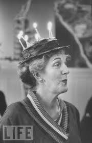 This occasion calls for a special celebration, so I picked up this fancy hat. Do you like it? I just can't wear it near smoke detectors or fire marshals. 