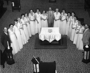 Um. What's the alter for? And Why are all the women in long white dresses? 