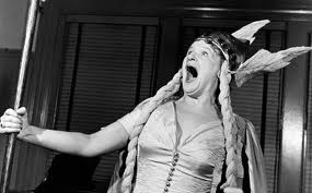 I open my mouth and nothing comes out...well, except this suppressed urge to go lingerie shopping (and not for my wife). 