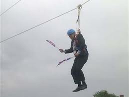 Flags in both hands. Brings a tears to your eye, doesn't it?