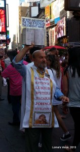 The man was standing right next to...