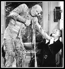 No, Mr. Mummy! You misunderstood. I didn't call you a psychopath because you were muttering curses, I merely noted that you appeared to be coming unraveled.