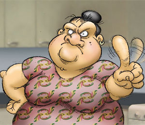 Whatever naughty thing you're thinking, just stop! Lorna runs a clean shop here.