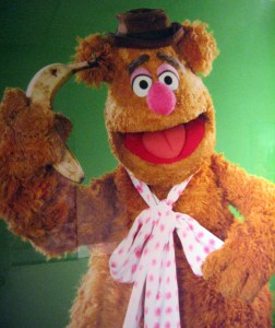 Fozzie Bear loves puns and bananas. Why are not bananas ever lonely? Because they hang around in bunches. Ha. Ha. What did banana say to Fozzie Bear? Nothing! Banana can't talk, silly! But banana phone? Hmmm.